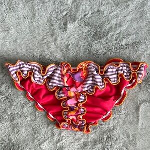 Aguadulce Swimwear Ruches Bikini Bottoms L